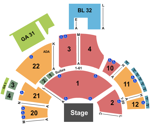 Mountain Winery Mountain Winery Seating Chart